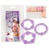 You2Toys - Sei hart! Penisring-Set - lila (3er-Pack)