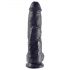 King Cock 10 Hoden Dildo (25 cm) - Schwarz