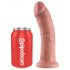 King Cock 20cm Dildo - Naturfarbe