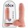 King Cock 8" Dildo (20 cm) - Naturfarbe