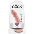 King Cock 7 Dildo (18 cm) - Natur