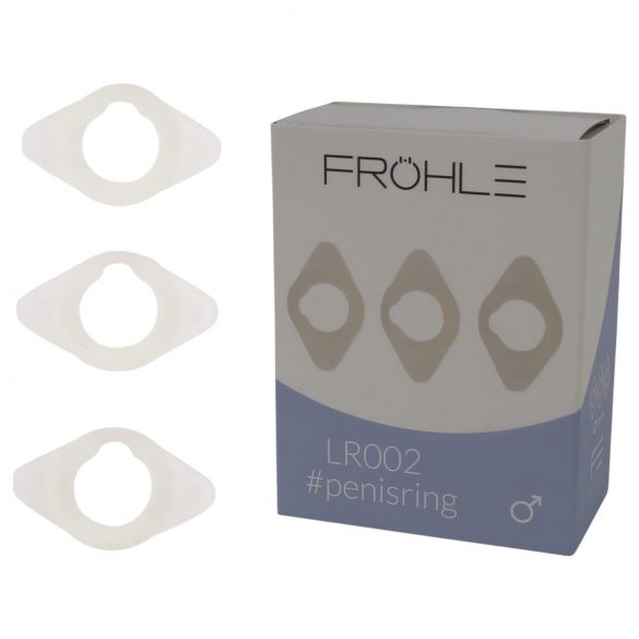 Fröhle LR002 (2,1cm) - Medizinischer Potenzring-Set (3 Stk.)