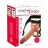 Realistixxx Strap-on - Natürlicher, hohler Dildo zum Anlegen