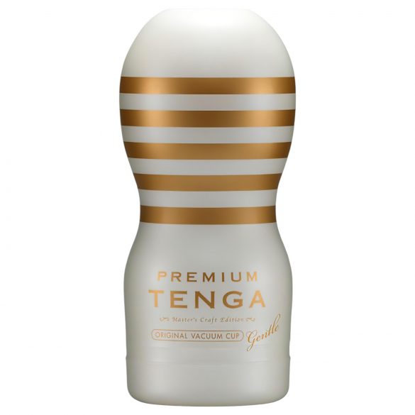 TENGA Premium Gentle - Einweg-Masturbator (weiß)