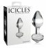 Icicles Nr. 44 - Konischer Glas Analplug (transparent)