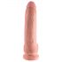 King Cock 9 – Natürlicher Dildo mit Haftfuß und Hoden (23cm)