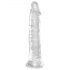 King Cock Clear 8 - Großer Dildo mit Saugfuß (20 cm)