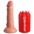 King Cock Elite 6 - Realistischer Dildo mit Saugfuß (15cm) - Natur