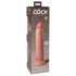 King Cock Elite 9 - realer Dildo mit Saugfuß (23cm) - hautfarben