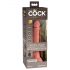 King Cock Elite 7 - 18cm - Natürlicher, haftender Radio-Vibrator