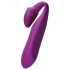 BeauMents Come2gether - wiederaufladbarer, wasserdichter Paarvibrator (lila)