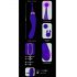 Javida - 2in1 Akku Klitorisreizwäsche & Vibrator Set (Lila)