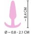 Cuties Mini Analplug - Silikon Analkegel - Rosa (2,1 cm)