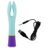 You2Toys Bunt - Wiederaufladbarer, wasserdichter Doppel-Vibrator (Bunt)