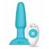 b-Vibe - Rotierender Perlen, Akku Analvibrator (Türkis)