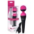 PalmPower Akku Massager Vibrator (Pink-Schwarz)