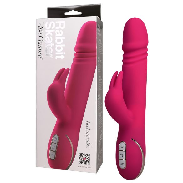 Vibe Couture Rabbit Skater - Häschen Stoßvibrator (Pink)