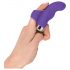 SMILE Finger - Wellenförmiger Silikon Fingervibrator (Lila)