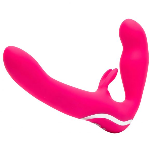 Happyrabbit Strapless - Vibrator zum Aufschnallen (pink)