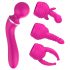 Lonely - 2in1 Massage-& G-Punkt-Vibrator mit Wechselkopf (pink)