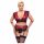 Cottelli Bondage Plus Size - Spitze BH-Set (Rot-Schwarz)