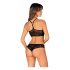 Obsessive K103 - Elastisches Netz-Set, offen (Schwarz) - S-L