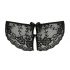 Cottelli - Offene Spitzen-Damenpanty mit Schleife (Schwarz) - M