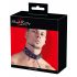 Bad Kitty - Stacheliges, genietetes Halsband mit Leine (schwarz)