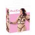 Bad Kitty - Nieten-Harness-Set mit Handschellen (schwarz)