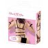 Bad Kitty - Nieten-Harness-Set mit Handschellen (schwarz) - L/XL