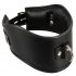 Bad Kitty - Halsband in Lederoptik mit Ring (schwarz)