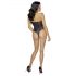 Cottelli Party - Schwarz Body mit Blumenmuster