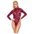 Cottelli - Transparenter Spitzenbody (Rot) - L