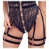 Cottelli - Offener, Riemchen-Body (Schwarz) - L