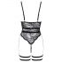 Cottelli - Offener, Riemchen-Body (Schwarz) - L