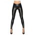 Noir - lange glänzende Leggings (schwarz) - M