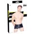 Black Level - Rippverschluss Herren-Shorts (schwarz)