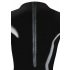 Latex Langarm Damen-Body (Schwarz) - 2XL