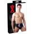 Latex Herren-Shorts mit innerem Anal-Dildo (schwarz) - XL