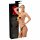 Latex Slip mit 2 Dildos - Schwarz (S-L)