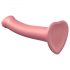 Strap-on-me Metallic Shine M - hautfreundlicher Dildo (Metallic Pink)