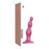 Strap-on-me Perlen S - Pinkes Perlen-Dildo mit Sockel