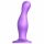 Strap-on-me Curvy L - gewellter, fußbasierter Dildo (lila)