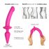 Strap-on-me Switch Semi-Realistic L - 2-in-1 Silikon-Dildo (Pink)