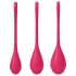 Satisfyer Yoni Power 1 - rotes Geishakugel-Set (3-teilig)