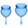 Satisfyer Feel Good - Menstruationskappen Set (Blau) - 2 Stück