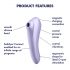 Satisfyer Dual Pleasure - smarter 2in1 Luftwellenvibrator (Lila)