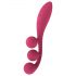 Satisfyer Tri Ball 1 - Multifunktions-Vibrator, wiederaufladbar (Rot)