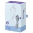 Satisfyer Curvy Trinity 3 - Wellenvibrator & Puschel (Grau)