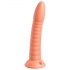 Dillio Wild Thing - Gerippter Dildo (19 cm) - Orange